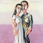 曾梵志 婚禮 布面?油彩